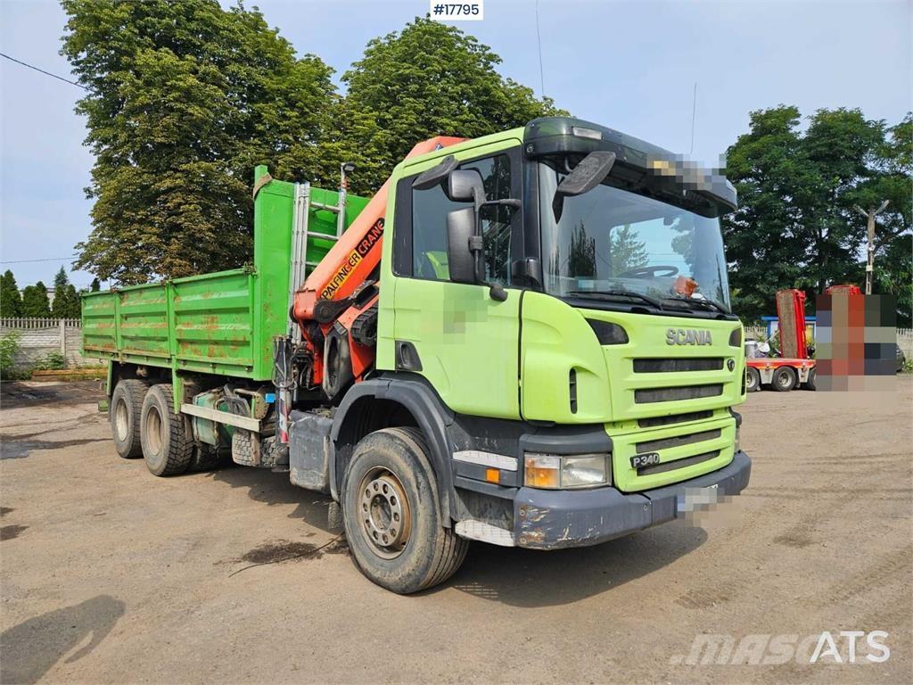 Scania P 340 Autožeriavy, hydraulické ruky