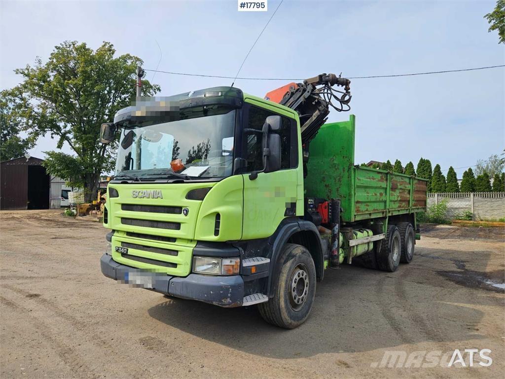 Scania P 340 Autožeriavy, hydraulické ruky