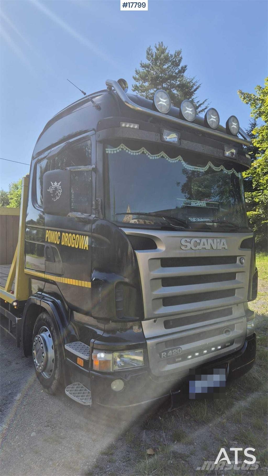 Scania R420 Valník s navijakom
