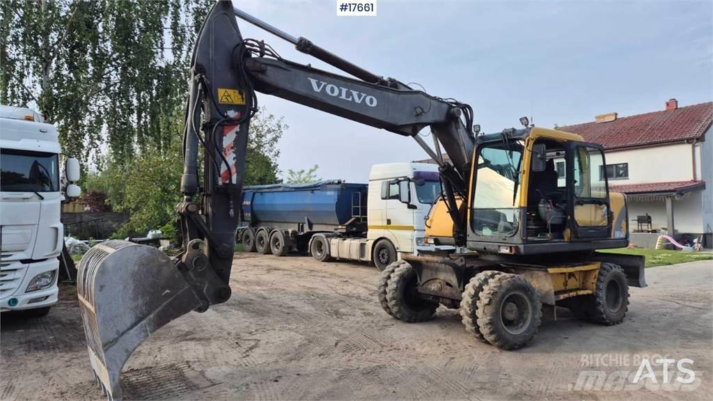 Volvo EW 160B Kolesové rýpadlá