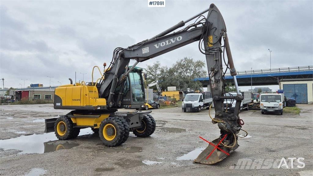 Volvo EW 160C Kolesové rýpadlá