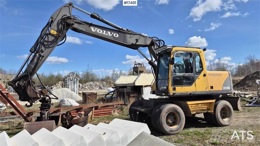 Volvo EW160B Kolesové rýpadlá