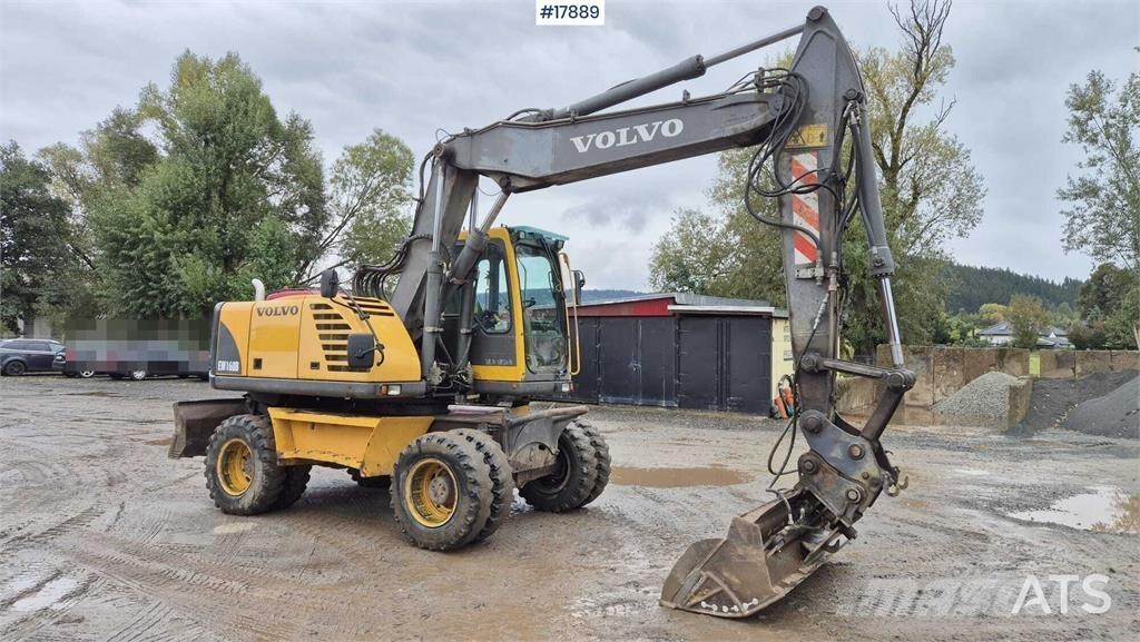 Volvo EW160B Kolesové rýpadlá