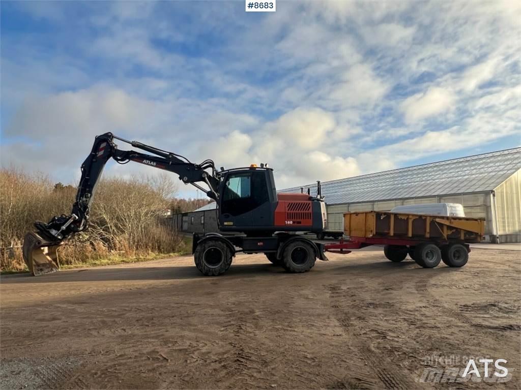 Atlas 160W Kolesové rýpadlá