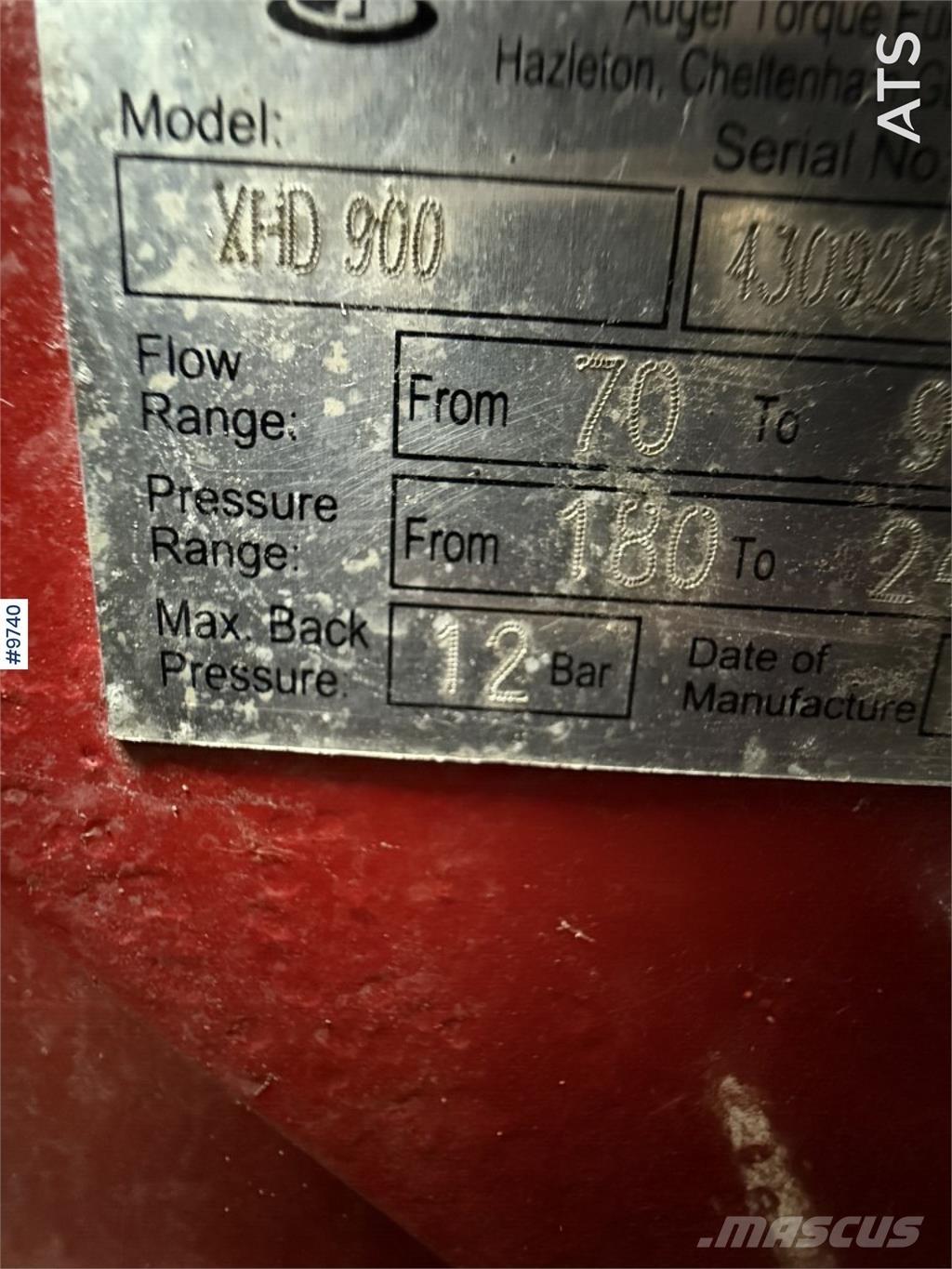 Auger Torque XHD 900 Hĺbkové lopaty