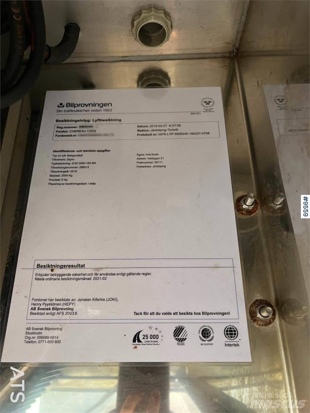 Chereau CSD2 Kontajnerové návesy