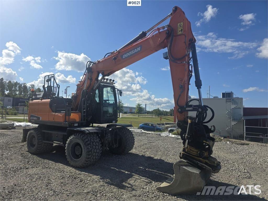 Doosan DX160W-5 Kolesové rýpadlá