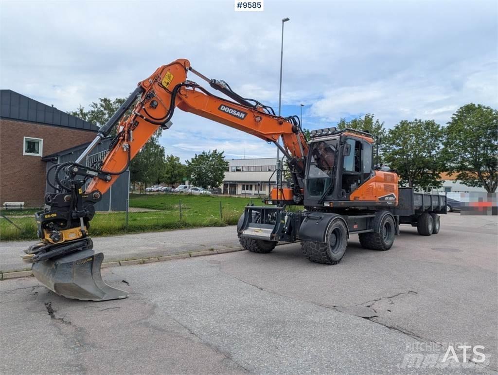 Doosan DX160W-7 Kolesové rýpadlá