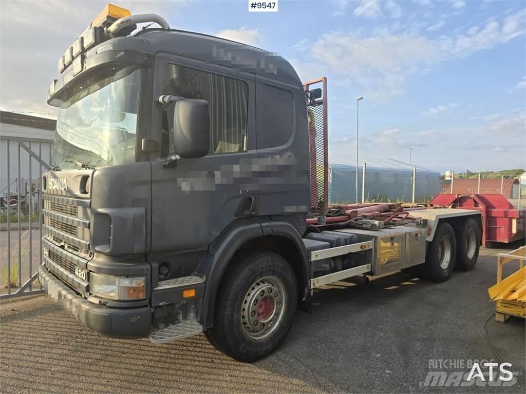 Scania P124 Hákový nosič kontajnerov