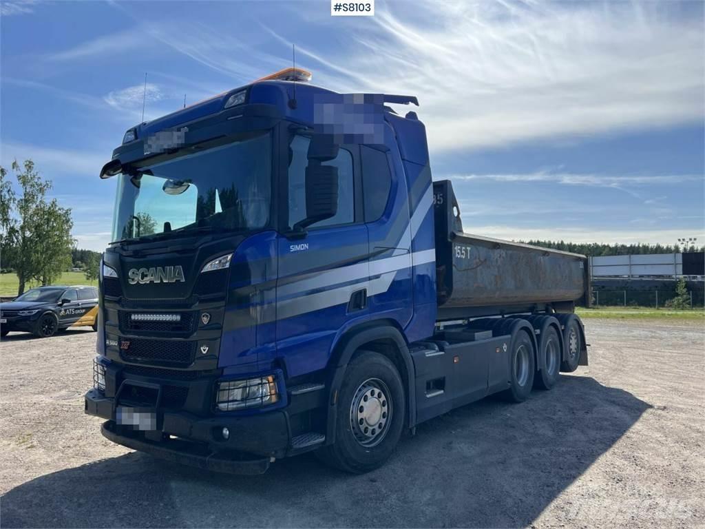 Scania R580 Hákový nosič kontajnerov