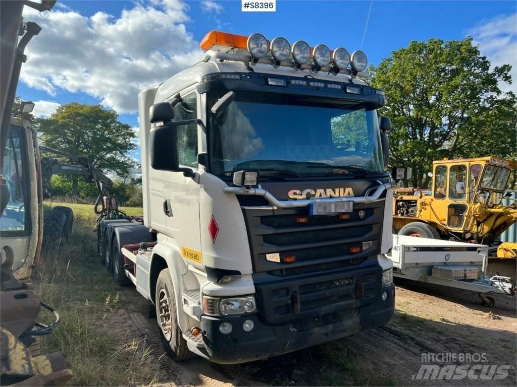 Scania R580LB8X4*4HSA Hákový nosič kontajnerov