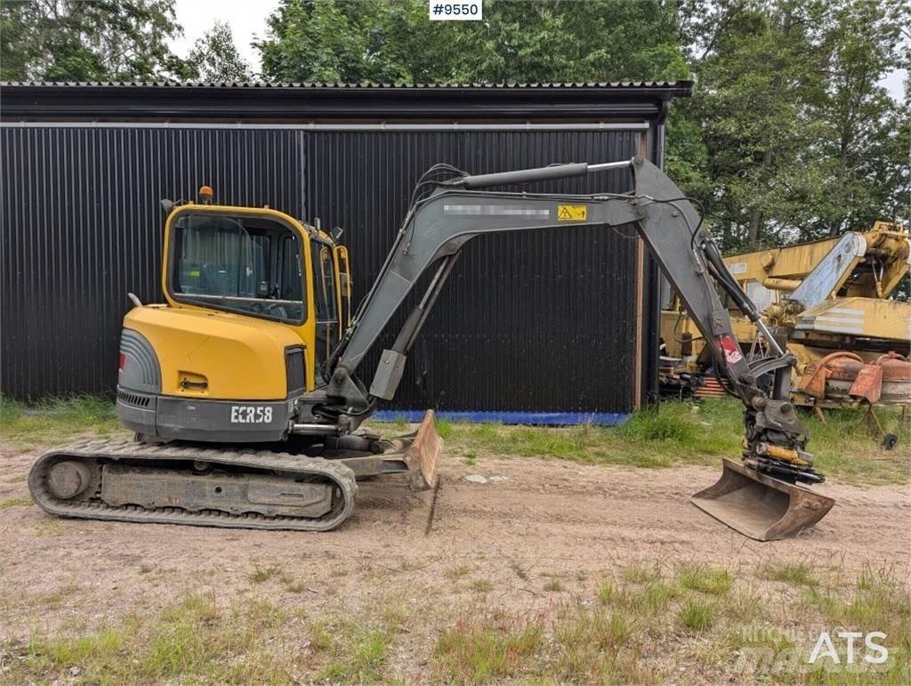 Volvo ECR58 Mini rýpadlá < 7t
