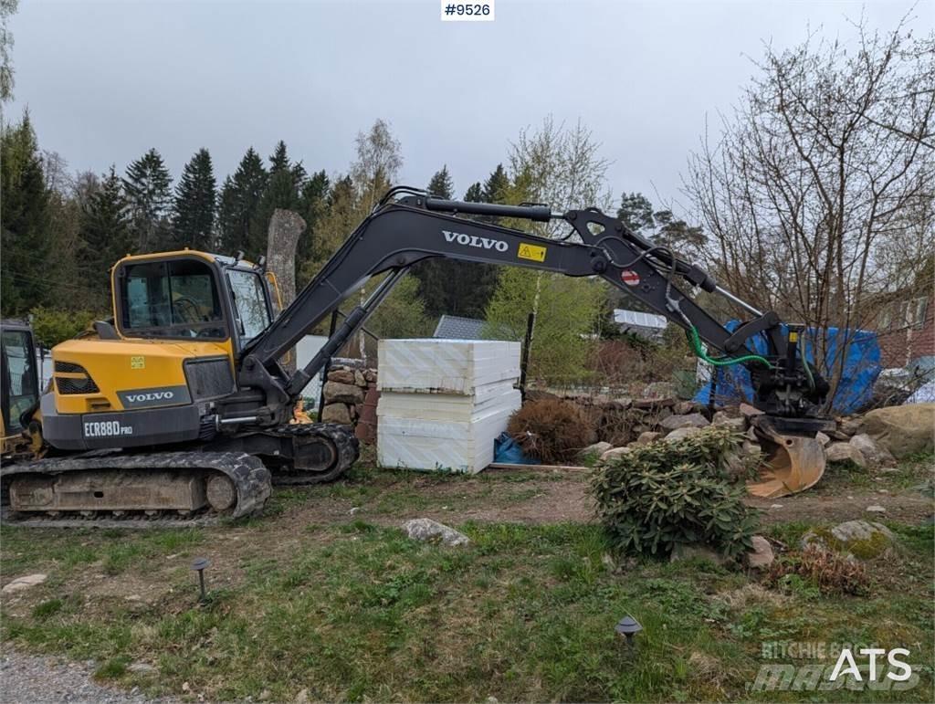 Volvo ECR88D PRO Midi rýpadlá 7 t - 12 t