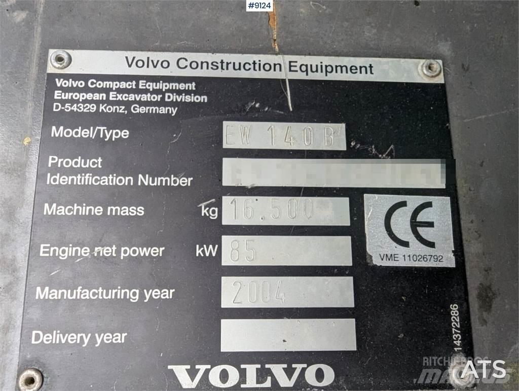 Volvo EW140B Kolesové rýpadlá