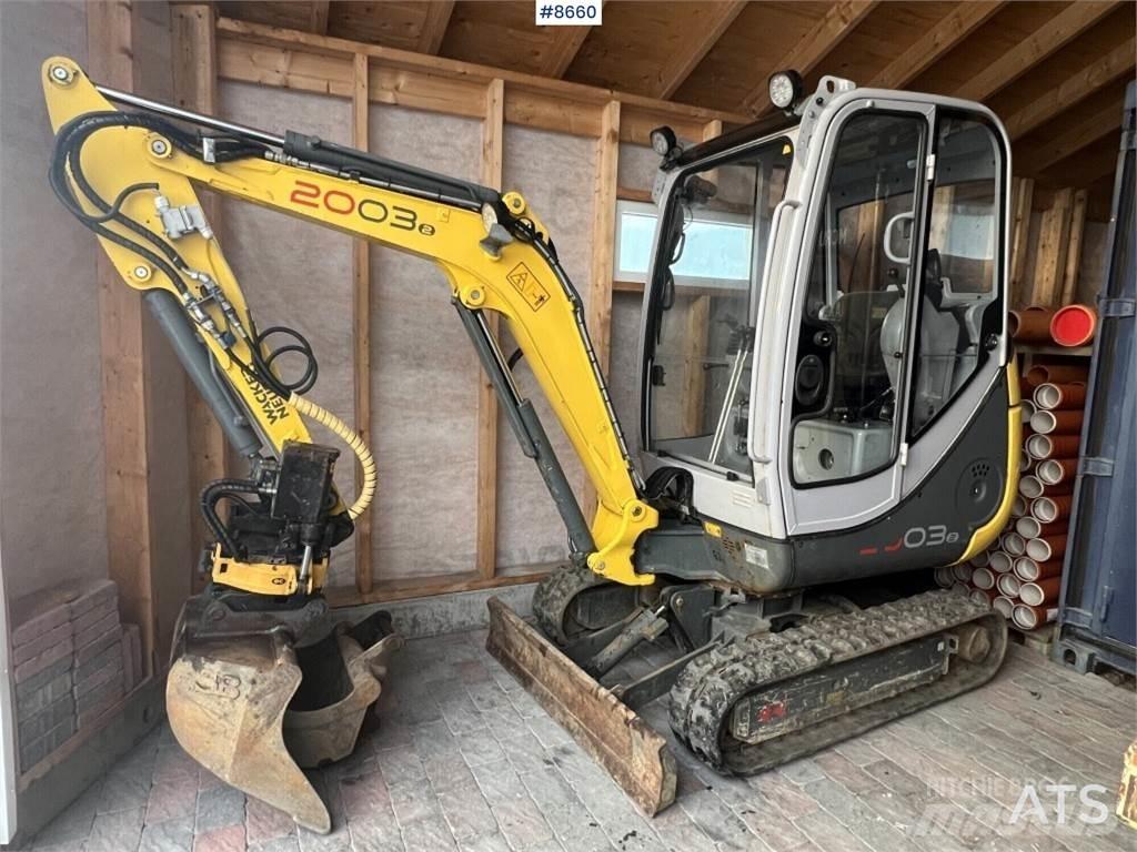 Wacker Neuson 2003RD Mini rýpadlá < 7t