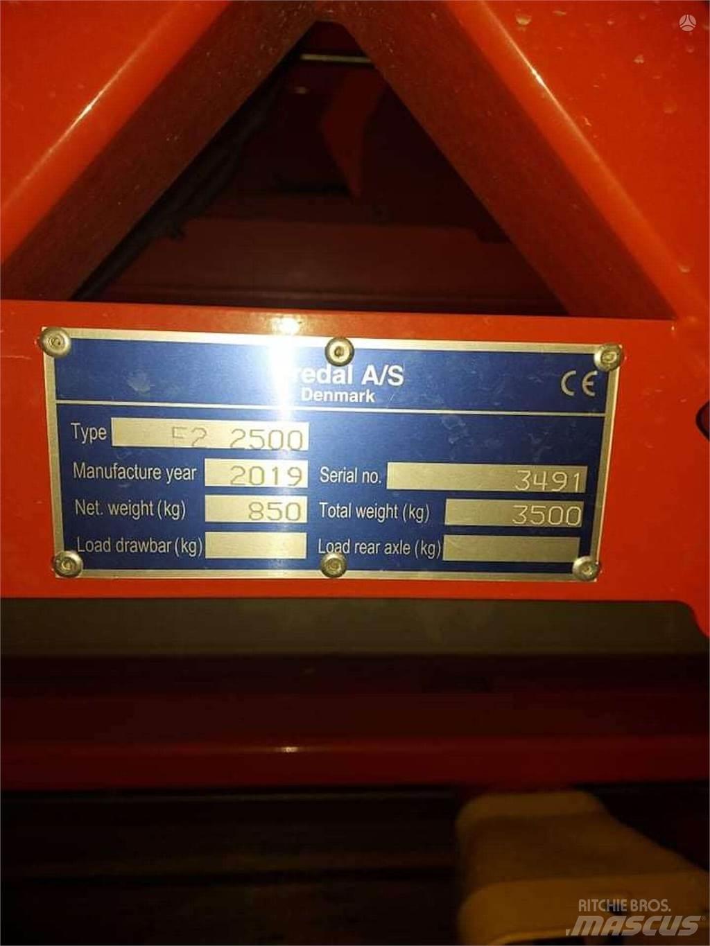 Bredal F2 2500 Rozmetadlá priemyselných hnojív