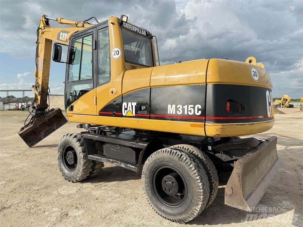 CAT M315C Kolesové rýpadlá