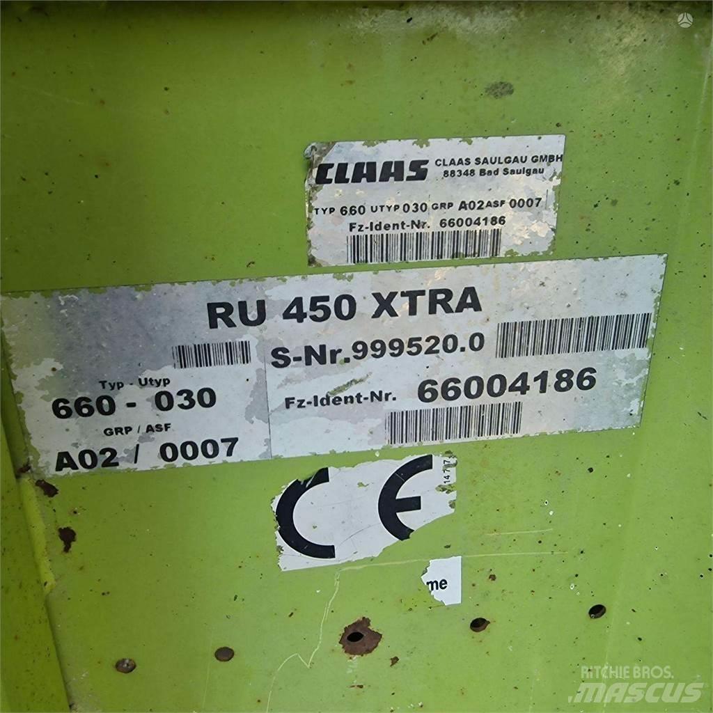 CLAAS RU 450Xtra Ďalšie poľnohospodárske stroje