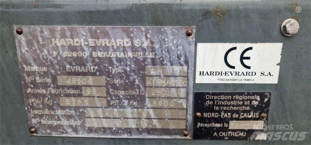 Evrard HARDI Samohybné postrekovače