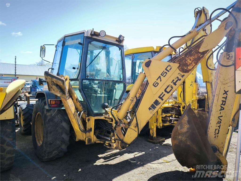 Ford 675d Čelné nakladače a rýpadlá