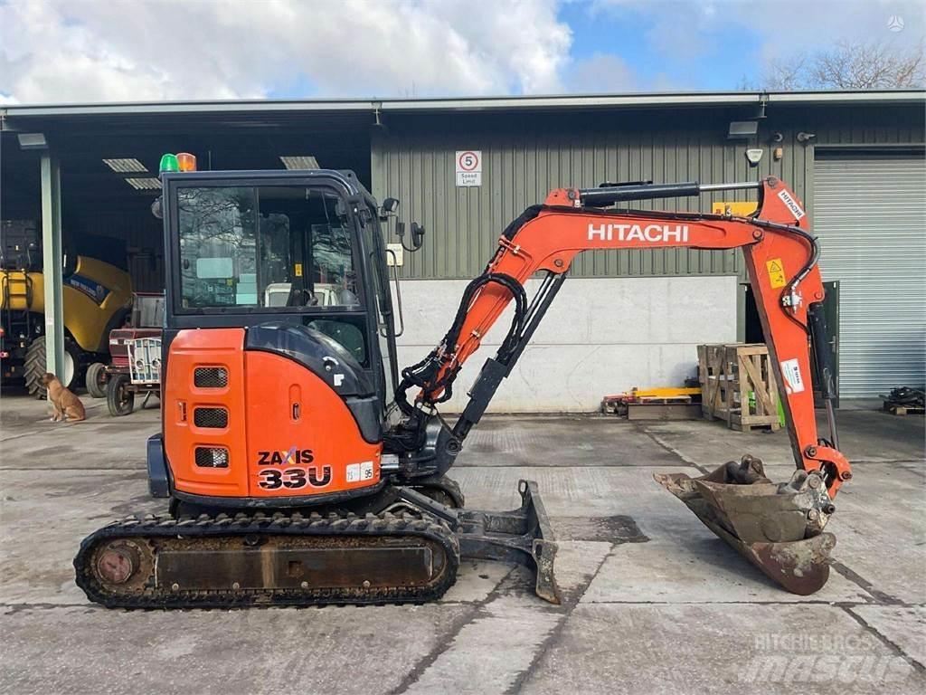 Hitachi Zaxis 33U Pásové rýpadlá