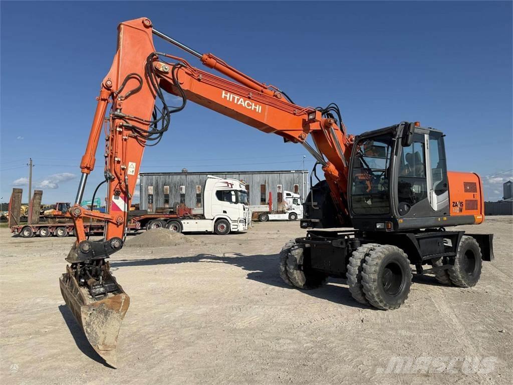Hitachi ZX 140 W Kolesové rýpadlá