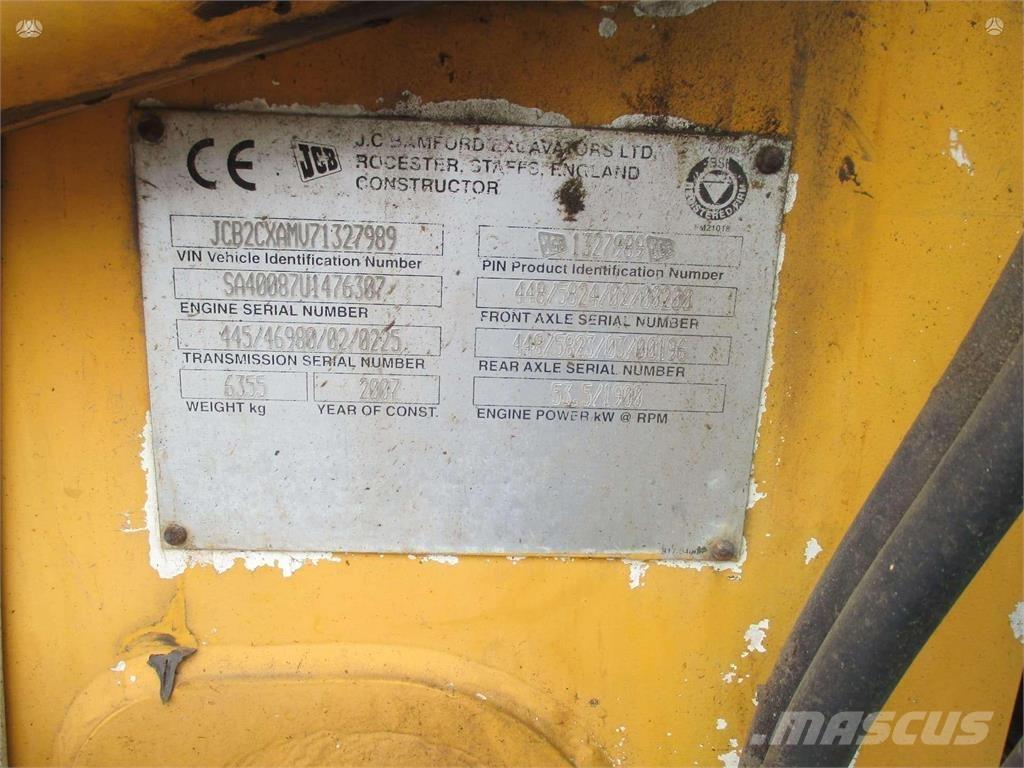 JCB 2CX Kolesové nakladače