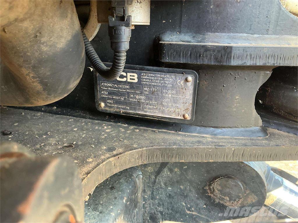 JCB 48Z-1 Pásové rýpadlá