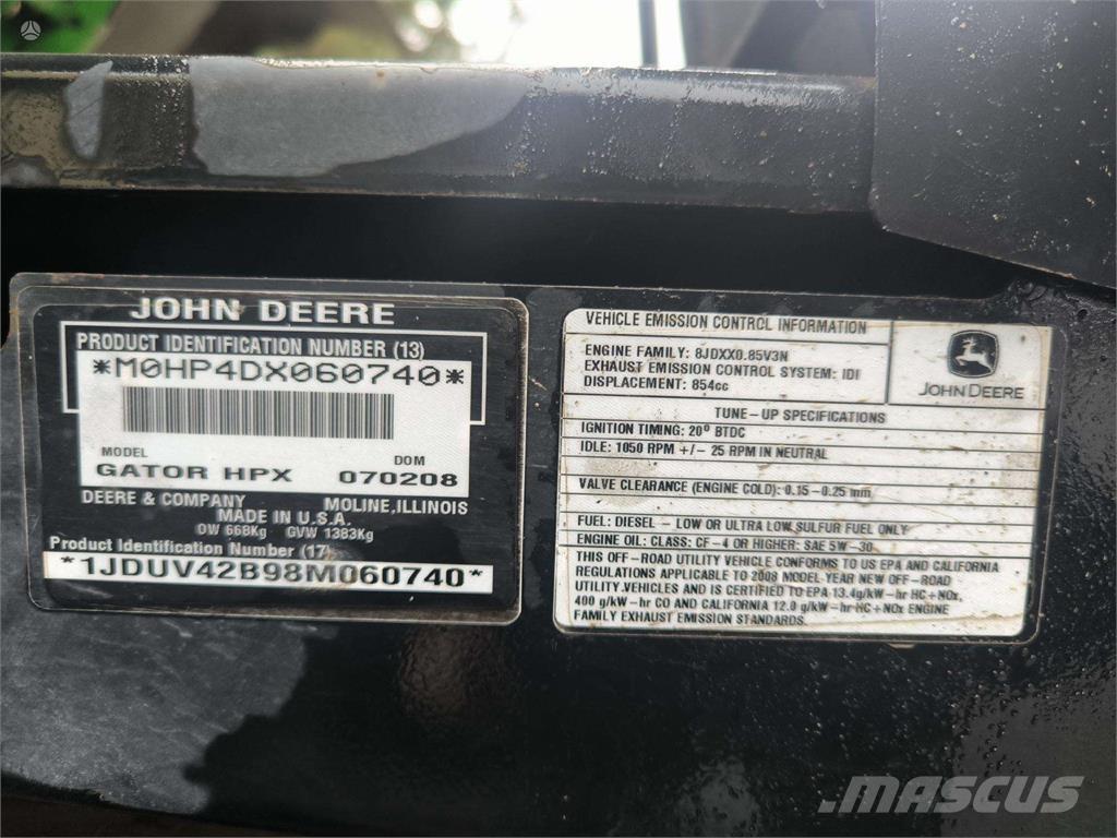 John Deere  Terénne vozidlá