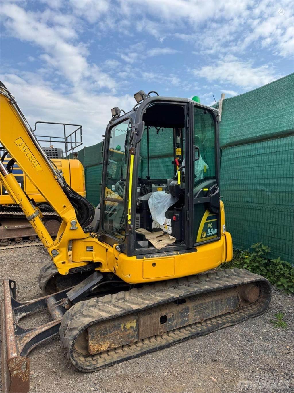 Komatsu PC55MR-5 Pásové rýpadlá