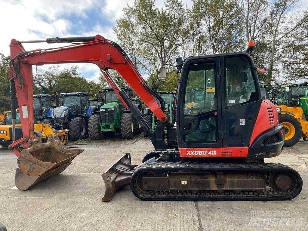 Kubota KX080-4 Pásové rýpadlá