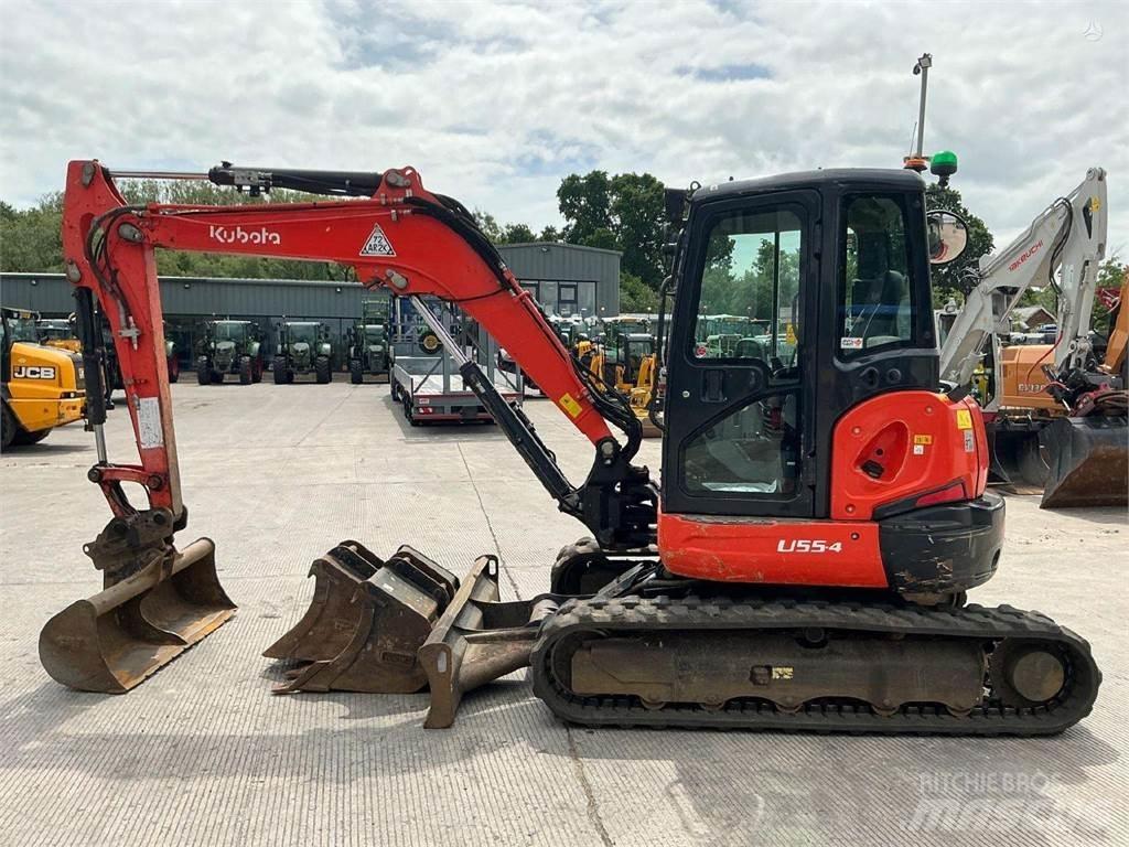 Kubota U55-4 Pásové rýpadlá