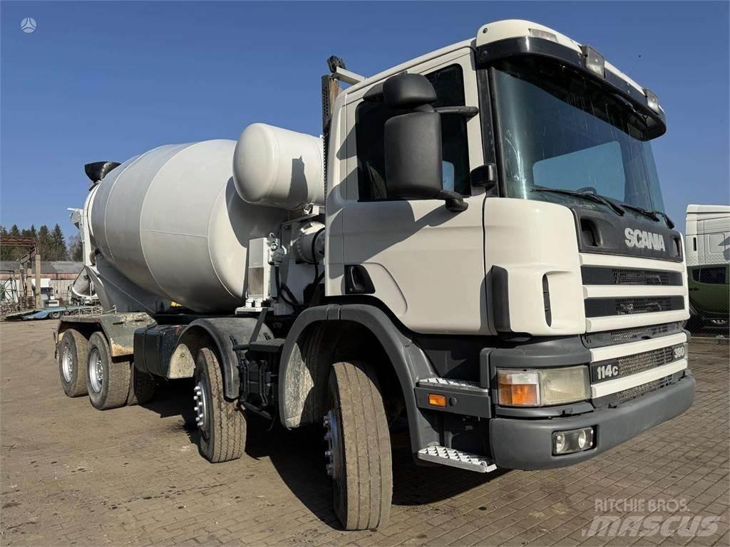 Scania P124 8x4 Domiešavače betónu