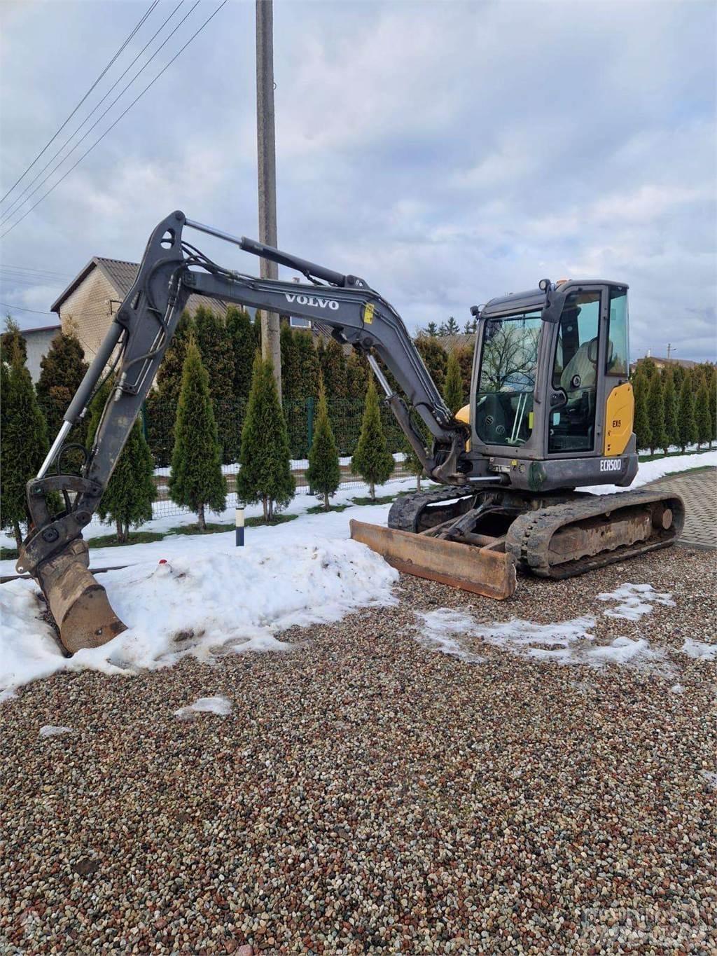 Volvo ECR50 Pásové rýpadlá