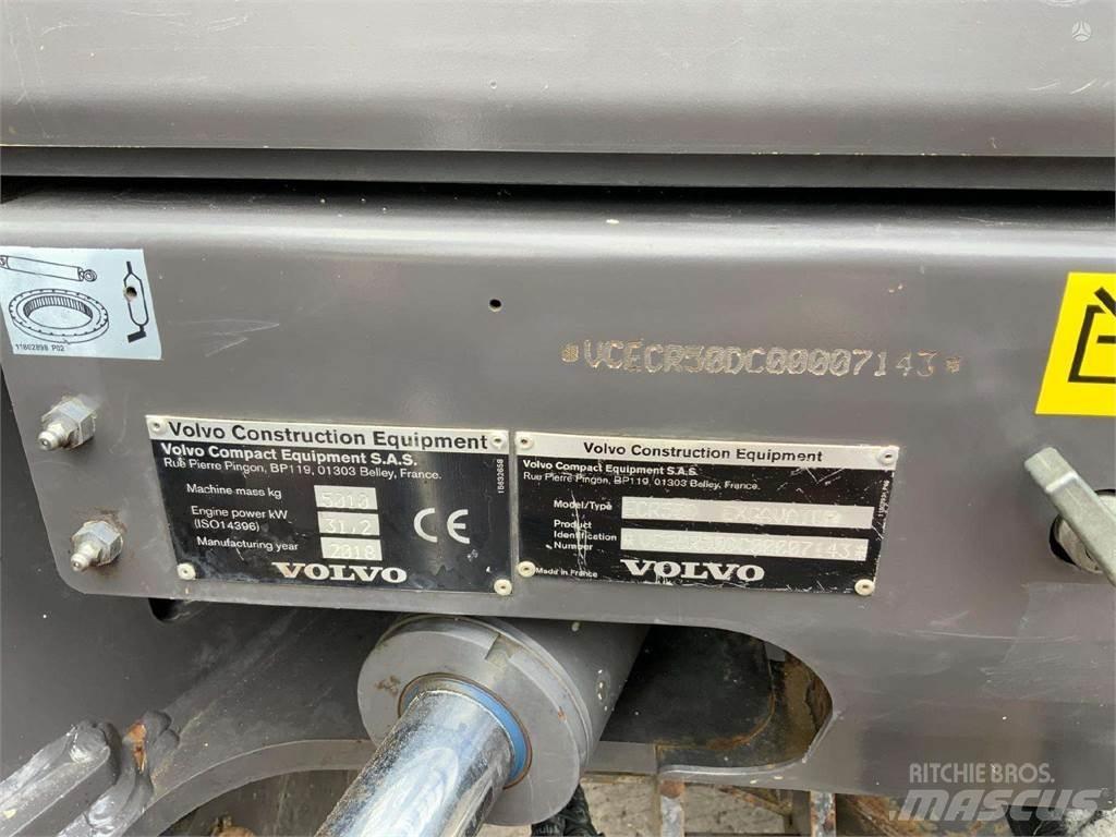 Volvo ECR50 Pásové rýpadlá