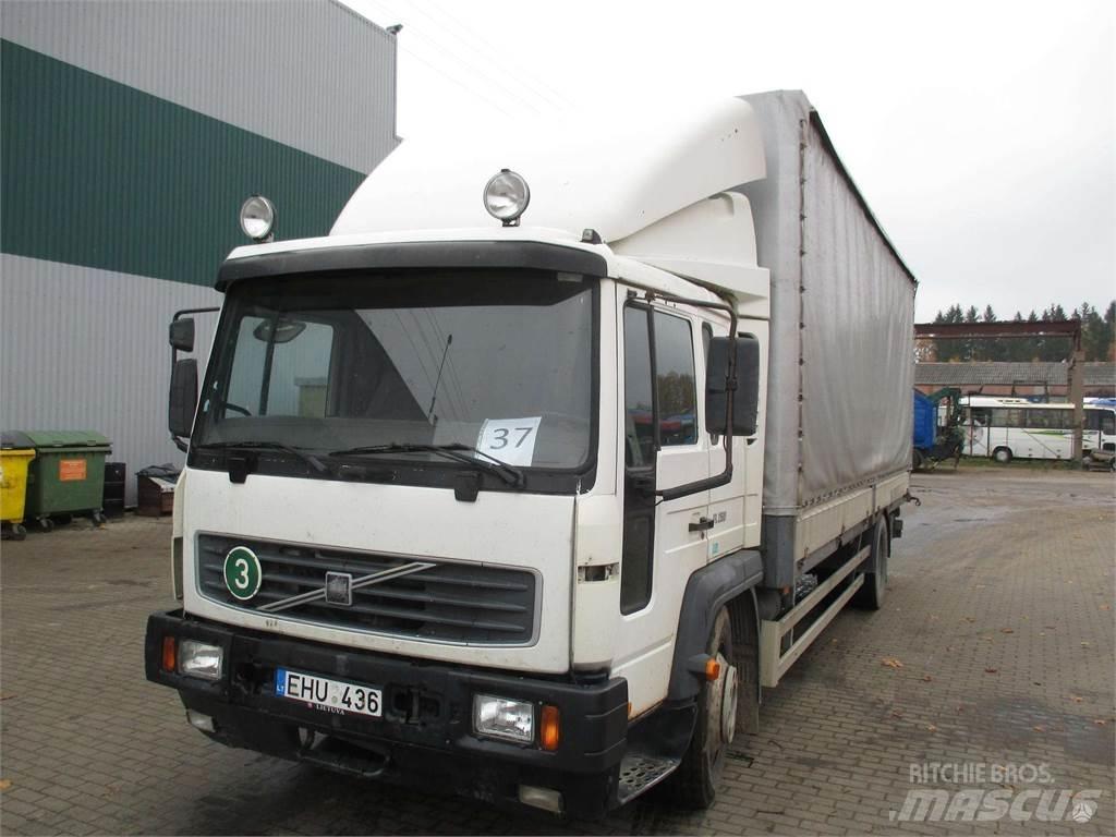 Volvo FL6 Nákladné vozidlá s bočnou zhrnovacou plachtou
