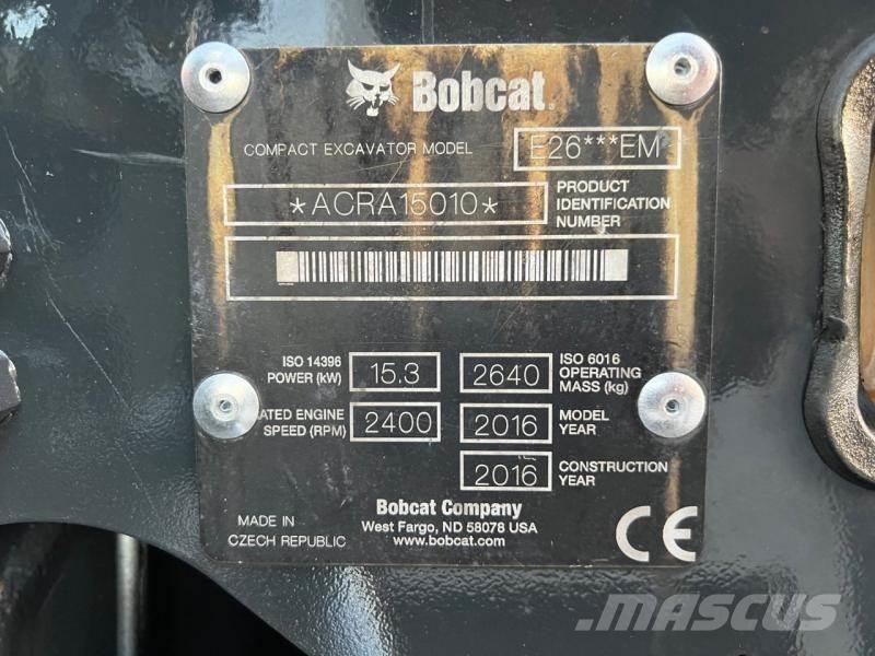 Bobcat E 26 Mini rýpadlá < 7t