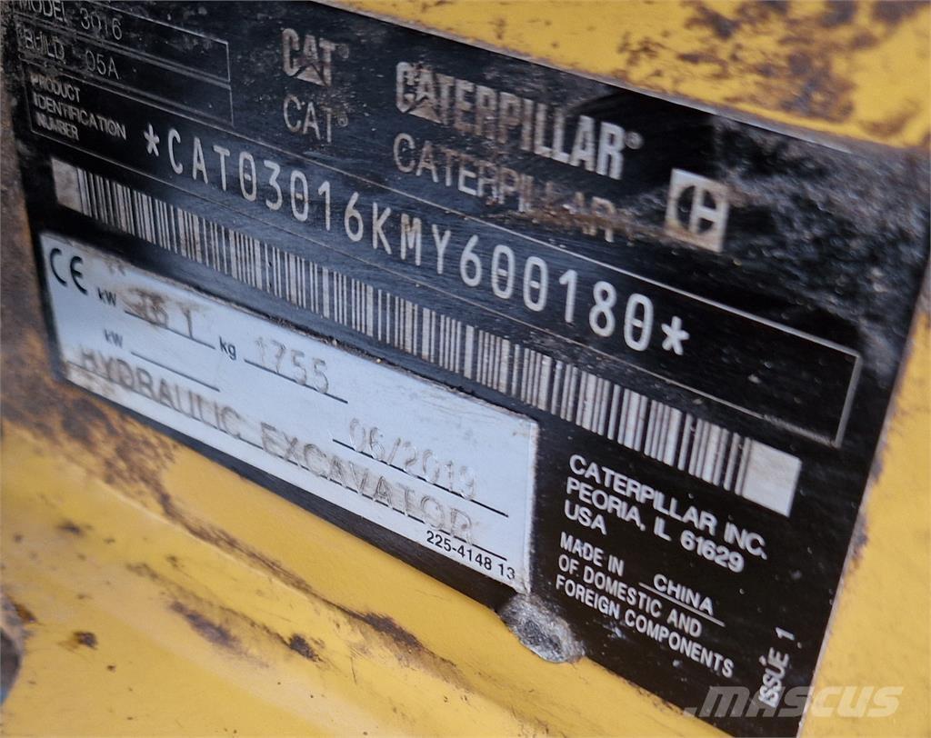 CAT 301.6 Mini rýpadlá < 7t