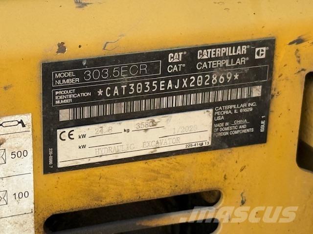 CAT 303.5ECR Mini rýpadlá < 7t