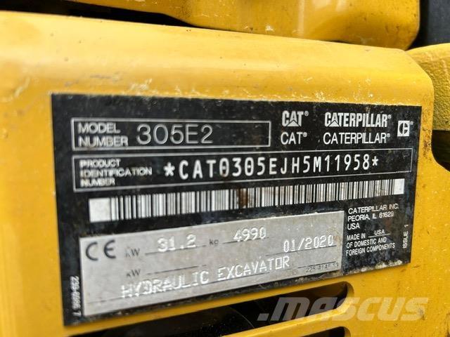 CAT 305E2 Mini rýpadlá < 7t