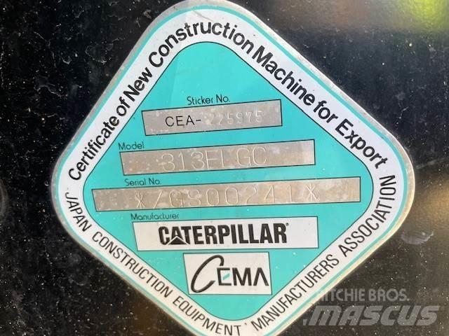 CAT 313 FL GC Pásové rýpadlá