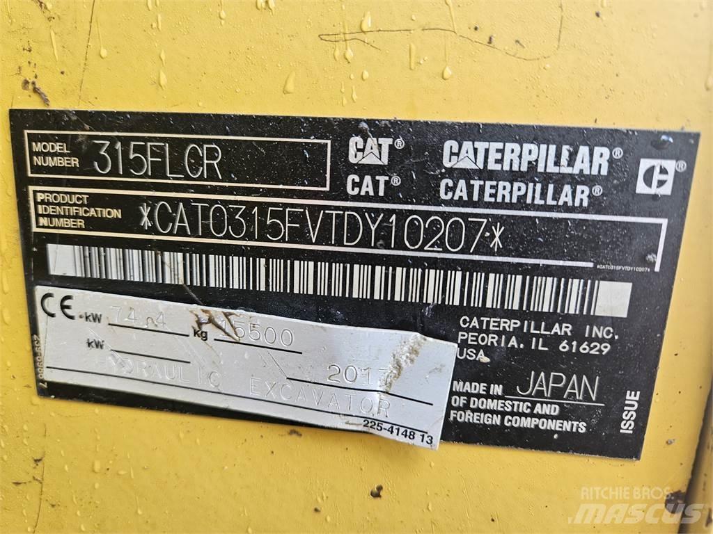 CAT 315FLCR Pásové rýpadlá