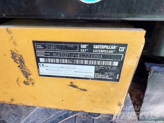 CAT 316F Pásové rýpadlá
