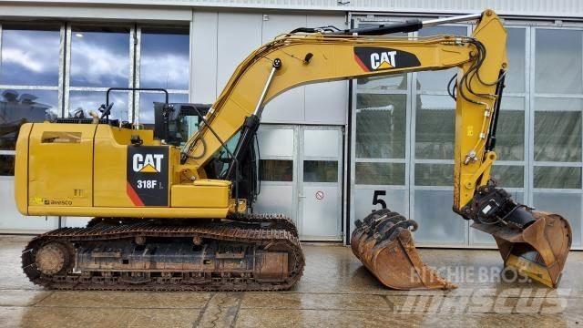 CAT 318F CW30s Pásové rýpadlá