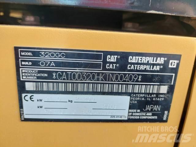 CAT 320GC Pásové rýpadlá