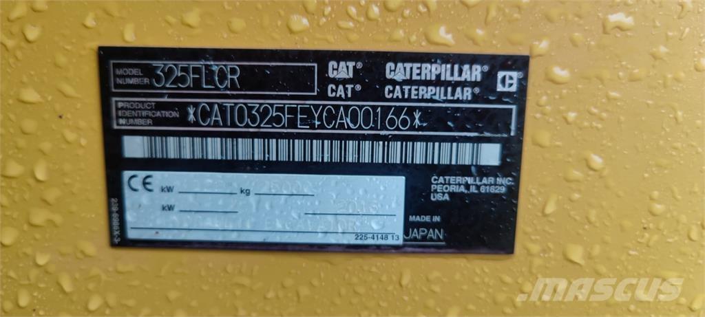 CAT 325F Pásové rýpadlá