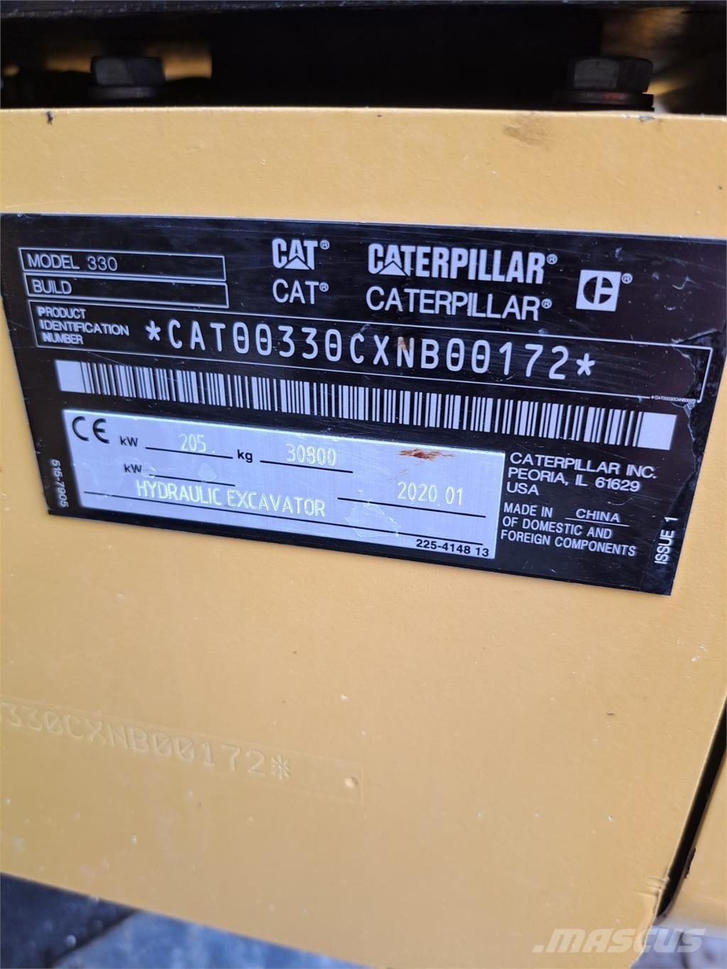 CAT 330 Pásové rýpadlá