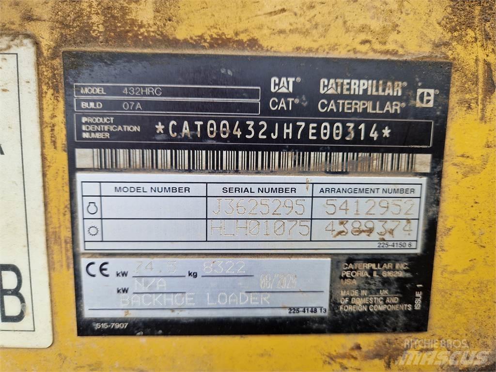 CAT 432-07 Rýpadlo-nakladače