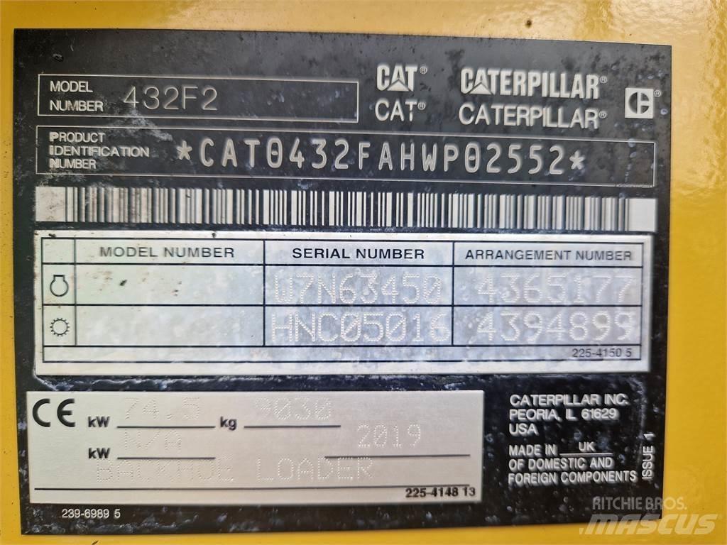 CAT 432F2 Rýpadlo-nakladače