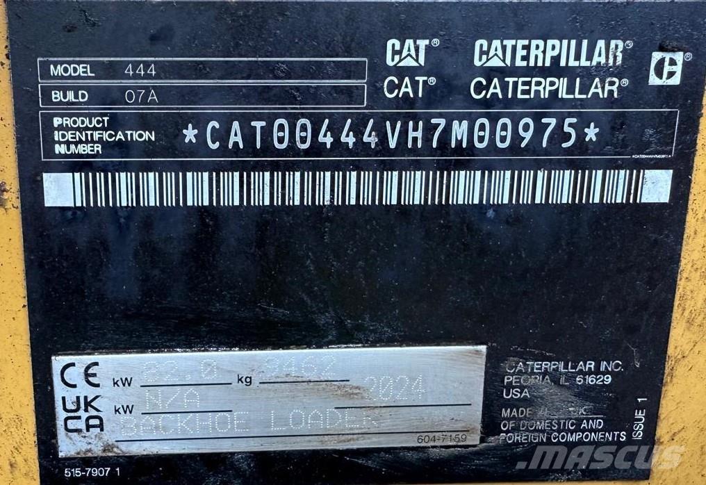 CAT 444 Rýpadlo-nakladače